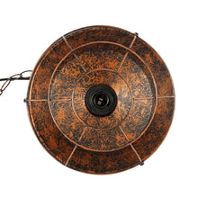 Load image into Gallery viewer, Retro Iron Ceiling Lamp, Round Vintage Industrial Design - cloudpeakmarket