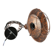 Load image into Gallery viewer, Retro Iron Ceiling Lamp, Round Vintage Industrial Design - cloudpeakmarket