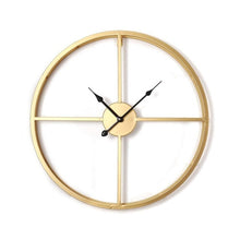 Load image into Gallery viewer, Metal Wall Clock/Large Retro/Double Layer Antique Iron Frame - cloudpeakmarket