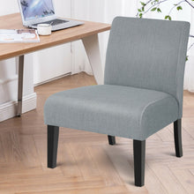 Load image into Gallery viewer, Modern Minimalist Armless, Upholstered Chair - cloudpeakmarket