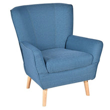 Load image into Gallery viewer, Sofa Arm Chair, Birch Wooden Legs - cloudpeakmarket