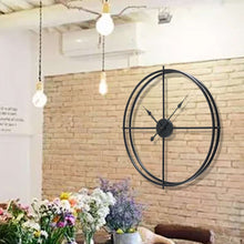 Load image into Gallery viewer, Metal Wall Clock/Large Retro/Double Layer Antique Iron Frame - cloudpeakmarket
