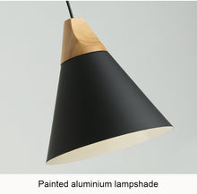 Load image into Gallery viewer, Led Ceiling Lights Nordic Wood Lamp, 110V - cloudpeakmarket