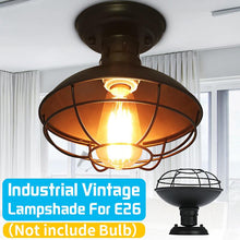 Load image into Gallery viewer, Rustic Retro Iron Lights Ceiling Lamp E26 Lighting Fixture, 110V 220V, Industrial - cloudpeakmarket