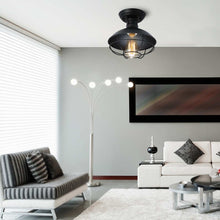 Load image into Gallery viewer, Rustic Retro Iron Lights Ceiling Lamp E26 Lighting Fixture, 110V 220V, Industrial - cloudpeakmarket