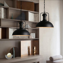 Load image into Gallery viewer, Nordic Black Rust Industrial Pendant Light - cloudpeakmarket
