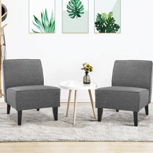 Load image into Gallery viewer, Armless Contemporary Accent Chair, Gray - cloudpeakmarket
