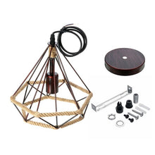 Load image into Gallery viewer, NEW E26/E27 Retro loft industrial iron hanging lights 110/220V pendant lamps For Home or Restaurant - cloudpeakmarket
