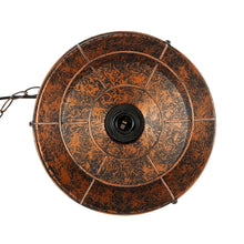 Load image into Gallery viewer, Retro Iron Ceiling Lamp, Round Vintage Industrial Design - cloudpeakmarket
