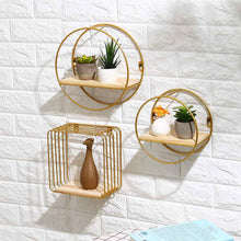 Load image into Gallery viewer, Nordic Iron Wall Shelf - cloudpeakmarket
