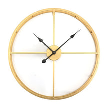 Load image into Gallery viewer, Metal Wall Clock/Large Retro/Double Layer Antique Iron Frame - cloudpeakmarket
