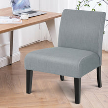 Load image into Gallery viewer, Modern Minimalist Armless, Upholstered Chair - cloudpeakmarket
