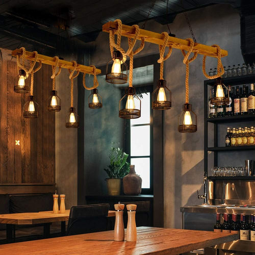 Nordic Iron Pendant Lights, Vintage Industrial - cloudpeakmarket