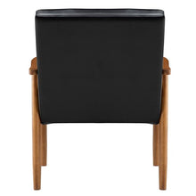 Load image into Gallery viewer, Retro Modern Chair Wooden Black/Brown - cloudpeakmarket
