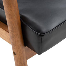 Load image into Gallery viewer, Retro Modern Chair Wooden Black/Brown - cloudpeakmarket
