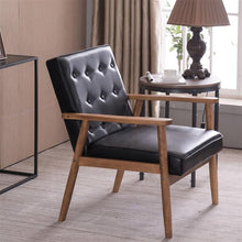 Load image into Gallery viewer, Retro Modern Chair Wooden Black/Brown - cloudpeakmarket
