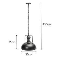 Load image into Gallery viewer, Nordic Black Rust Industrial Pendant Light - cloudpeakmarket
